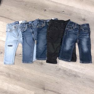 Bundle of (5) pairs of baby jeans